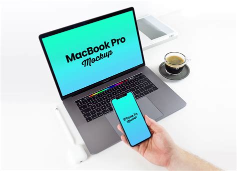 Free IPhone XS MacBook Pro 2018 Mockup PSD Good Mockups