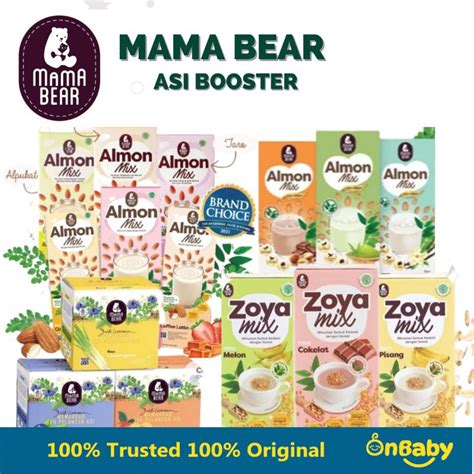 Jual Mama Bear Asi Booster Teh Pelancar Asi Almon Mix Zoya Mix Kookie