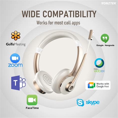 Bluetooth Headset With Microphone Qcc Wireless Headphones With Mic