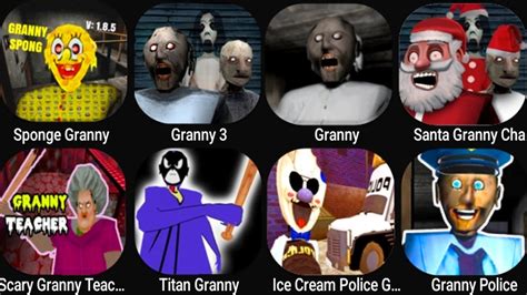 Sponge Granny Granny Granny Santa Granny Ch Scary Granny Teacher