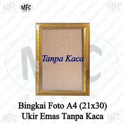 Jual Bingkai Foto Tanpa Kaca A X Minimalis Dan Ukir Cm Murah