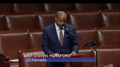 Video Congressman Horsford Delivers Floor Speech To Introduce An