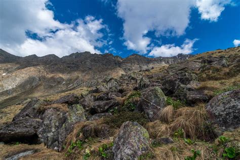 Trekking in Chitkul - Landscape of Sangla Valley, Himachal Pradesh, India / Kinnaur Valley Stock ...