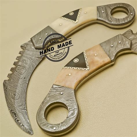 Damascus Karambit Knives Handmade Damascus Steel Knife Sale