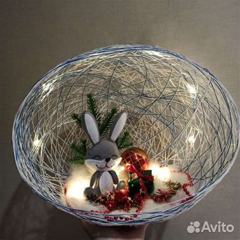 Зимняя поделка с зайцем купить в Самаре | Хобби и отдых | Авито