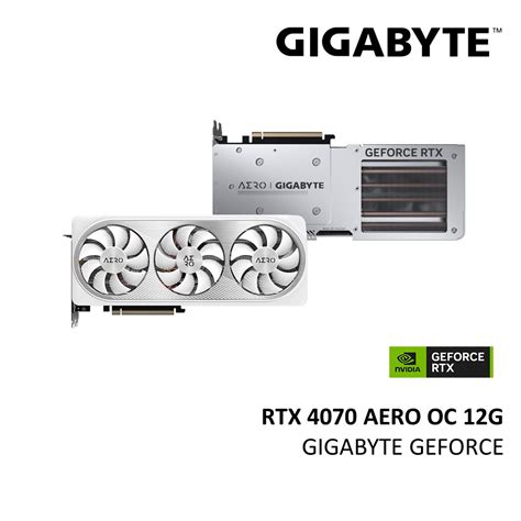 Gigabyte Geforce Rtx 4070 Aero Oc 12g Gddr6x 192bit Graphic Card Gv