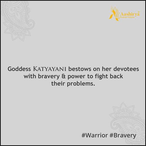 MAA Katyayani The Warrior Goddess Bravery Bravest Warriors