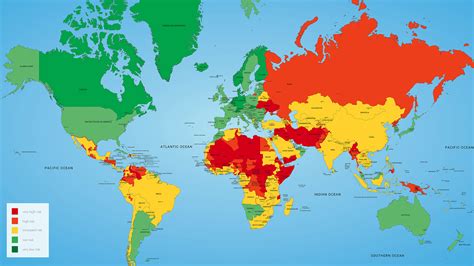 Risk Map 2023 Where Travel Is Most Dangerous In 2023