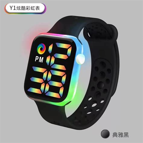 Fashion Children Color Luminous Led Digital Electronic Watch Student