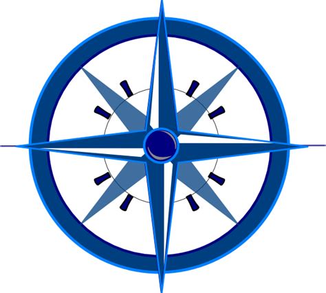 Blue Compass Clip Art at Clker.com - vector clip art online, royalty ...