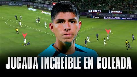 JUGADA INCREÍBLE de PIERO QUISPE para GENERAR GOLAZO en GOLEADA 4 0 en