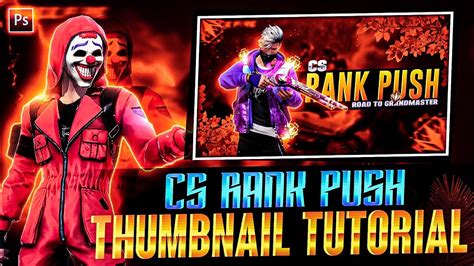 How To Make Ff Cs Rank Push Thumbnail Cs Rank Push Thumbnail Kaise