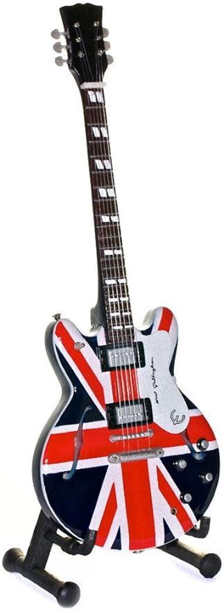 Oasis Miniature Guitar Noel Gallagher Epiphone Supernova Union Jack