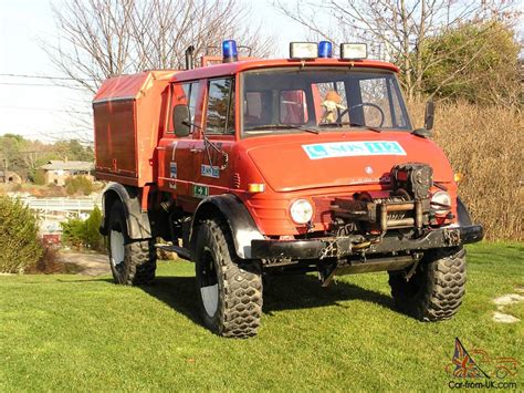 Mercedes Unimog 1981 Doka Cab Fire Rescue Vehicle