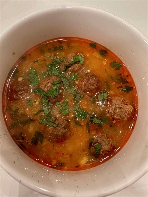 Moroccan Meatball And Couscous Soup Carol Bee Cooks