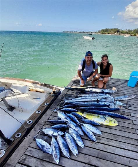 P Che Au Gros Le Maurice Wahoo Bonite Dorade Coryph Ne Letriofishing