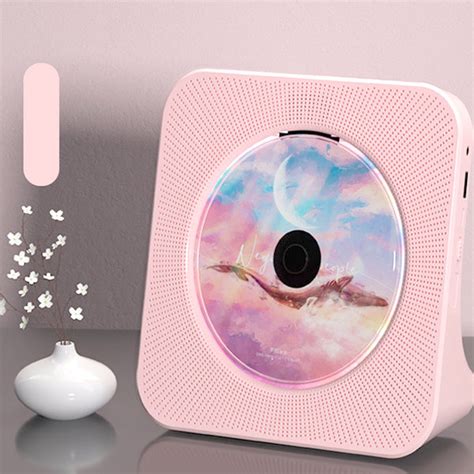 Nostalgic Music CD Player - Bluetooth - USB - White - Pink - 4 Colors ...