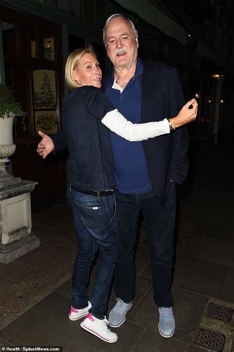 John Cleese 79 And Bleary Eyed Wife Jennifer Wade 47 Celebrate