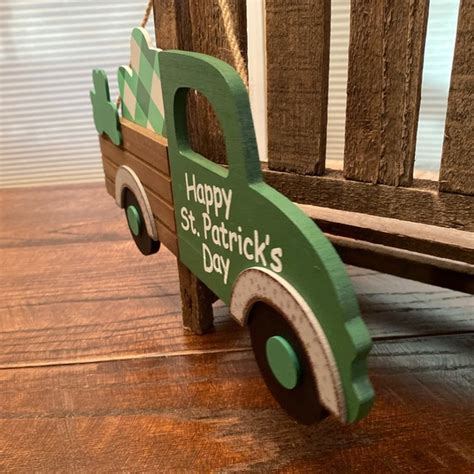 Hobby Lobby Holiday St Patricks Day Shamrock Truck Decor Bundle