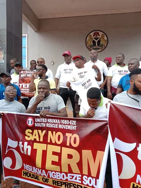 2023 Constituents Stage Protest Against Hon Asadus 5th Term Bid In