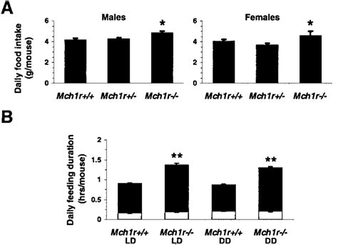 Appetitive Behavior Of Control And Mch1r Mice Maintained On Regular