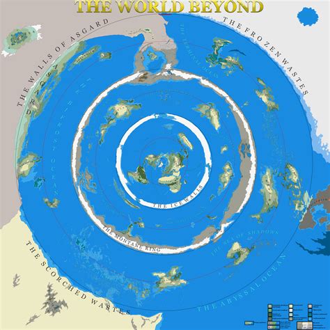 V3.0 the World Beyond the Ice Wall Hi-res Digital Download Flat Earth