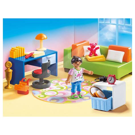 Playmobil Dollhouse Childrens Room With Sofa Bed 70209 Thimble Toys