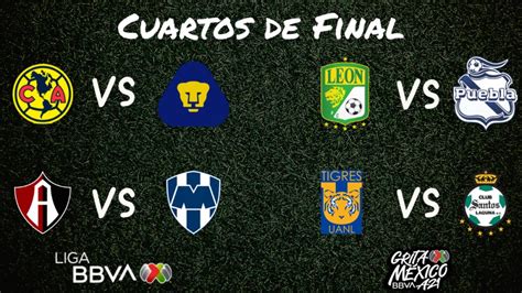 Liga Mx As Se Jugar N Los Cuartos De Final Del Apertura