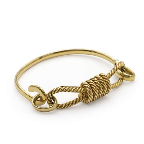 Bracciale A Manetta In Oro Giallo 18kt Asta Gioielli Orologi Fashion