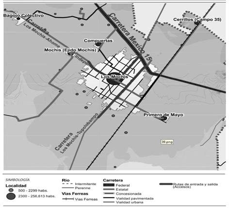 Principales Carreteras Y Puntos De Acceso Para Los Mochis Sinaloa