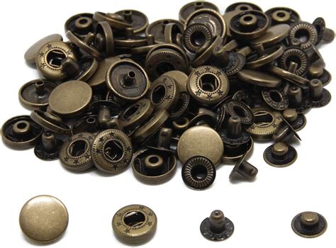 Amazon Sets Heavy Duty Snap Fasteners Betterjonny Mm Antique