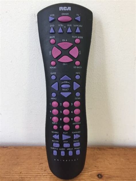 Vintage Genuine Rca Universal 6 Device Remote Control Model Crk76da1