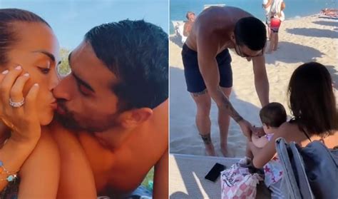 Palmas e Magnini al mare con la figlia Sofia Ma c è anche la