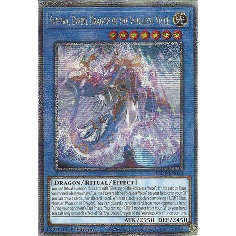 Yu Gi Oh Trading Card Game LEDE EN034 Saffira Divine Dragon Of The