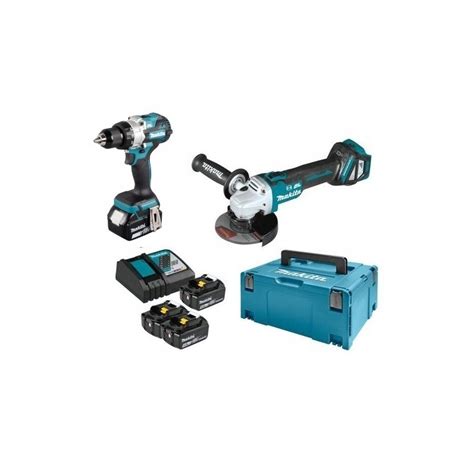 Zestaw Combo Li Lon 18V Ddf486 Dga513 3 5 0Ah Dlx2431Tj Makita MAKITA