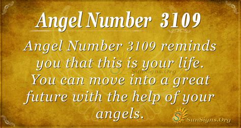 Angel Number 3109 Meaning: Understand Your Whys - SunSigns.Org