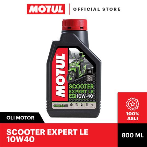 Jual Oli Motor Motul SCOOTER EXPERT LE 10W40 0 8L Shopee Indonesia