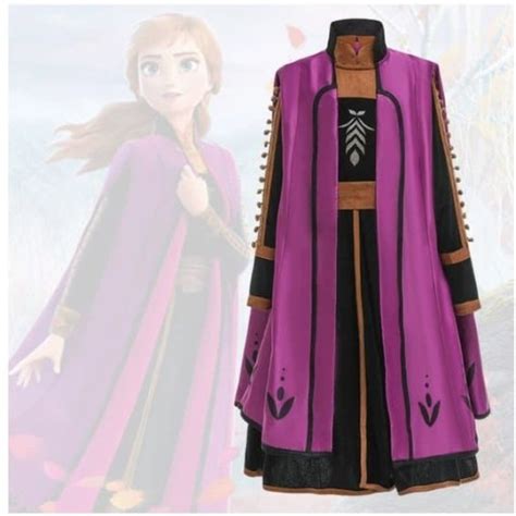 Jual BAP 123 KOSTUM PRINCESS FORZEN 2 DISNEY ANNA SET LENGKAP SAMA