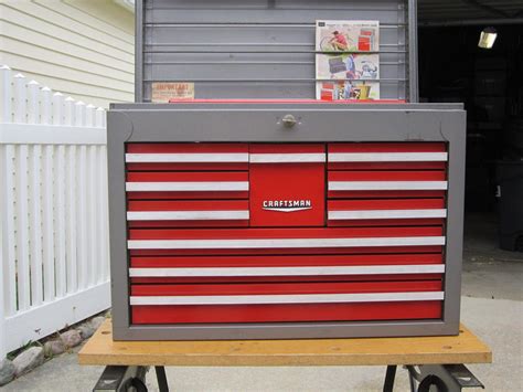 Vintage Craftsman Toolbox Toolchest Tool Box Rare 10 Drawer Very Good