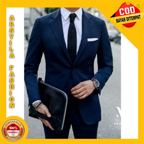 Jual Setelan Blazer Pria Formal Setelan Jas Pria Jas Pria Jas Keren