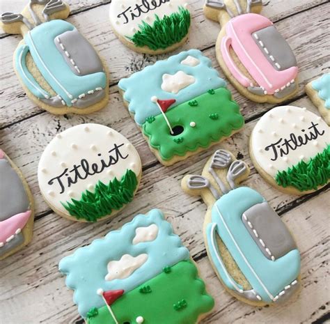 One Dozen Golf Theme Cookies Etsy