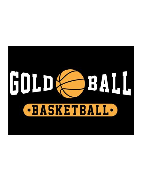 Gold Ball Basketball