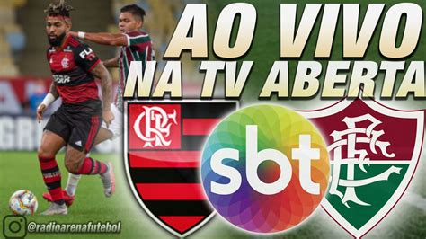 FLAMENGO X FLUMINENSE AO VIVO NO SBT YouTube