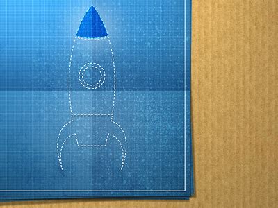 Rocket Blueprint by Paddy Donnelly on Dribbble