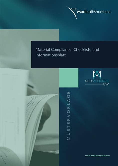 Material Compliance Checkliste Und Informationsblatt