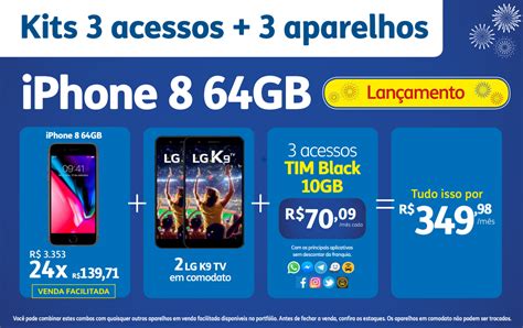 Oferta TIM Kit 3 Acessos 3 Aparelhos Consulting Telecom