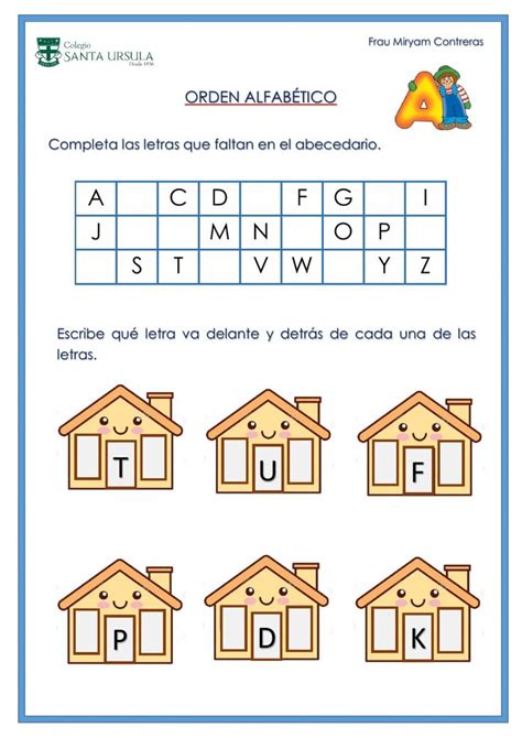 Orden Alfab Tico Interactive Activity For Segundo Grado Primaria