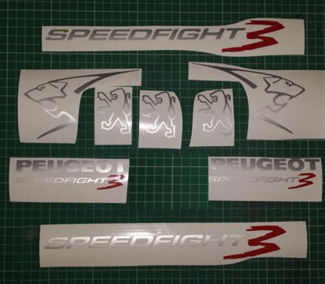 Peugeot Speedfight Decals Stickers All Colours Available Read