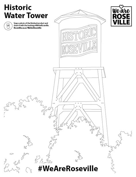 Water Tower Coloring Pages Coloring Pages