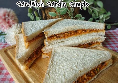 Resipi Sandwich Sardin Simple oleh FZ Adzlin - Cookpad